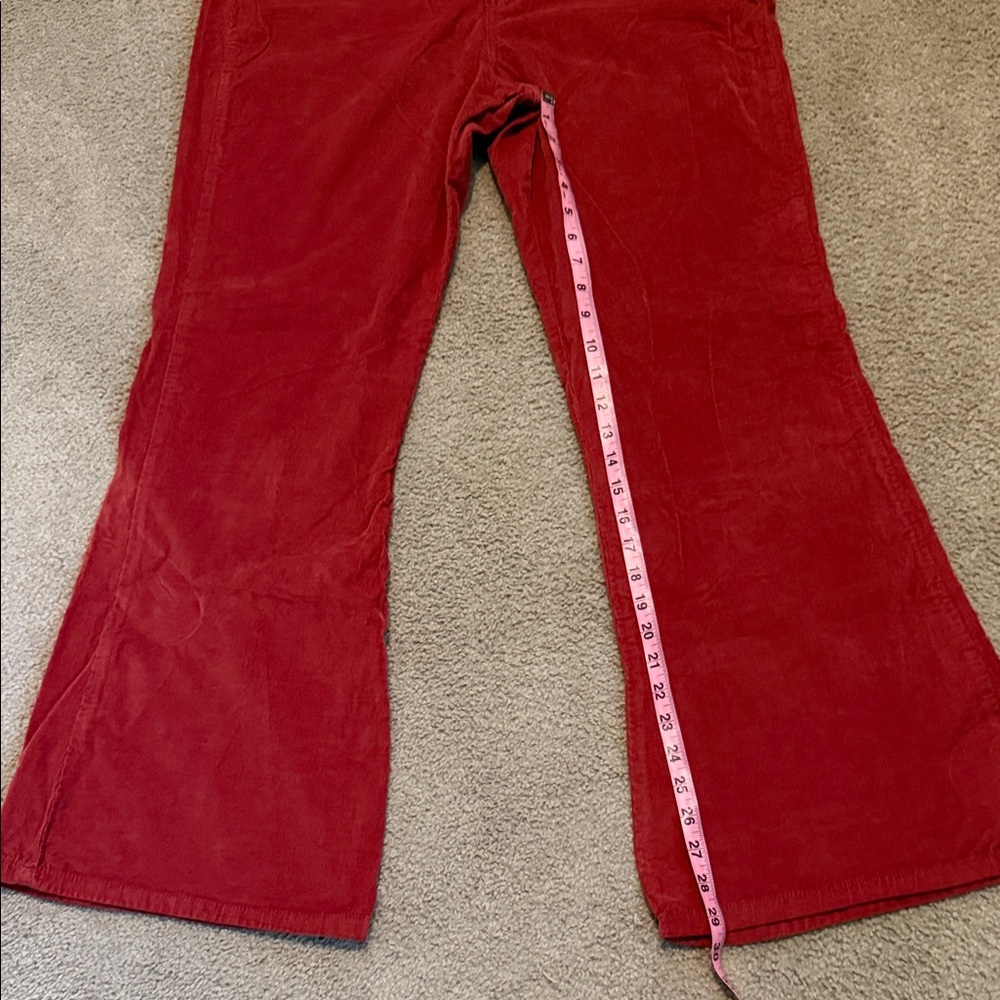 We The Free for Free People Rust Colored Soft Corduroy Pants - Picture 5 of 7